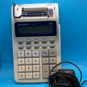 VINTAGE PRINTING CALCULATOR FOR SHARP FANS FITS EL 1701C OR EL1701C READ